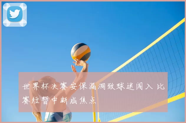 世界杯决赛安保漏洞致球迷闯入 比赛短暂中断成焦点